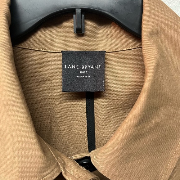 Lane Bryant Brown Button-Up Women's Jacket - Picture 2 of 4